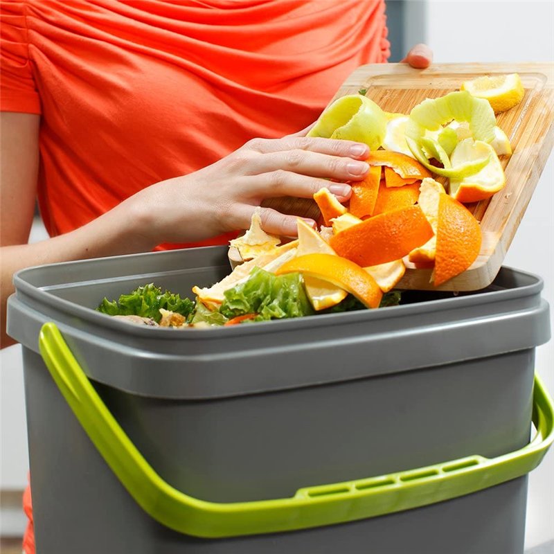 Image secondaire de skaza Bokashi Organko Lot de 2 bacs à Compost en Plastique recyclé avec Son Son Bokashi EM 1 kg Noir/Vert