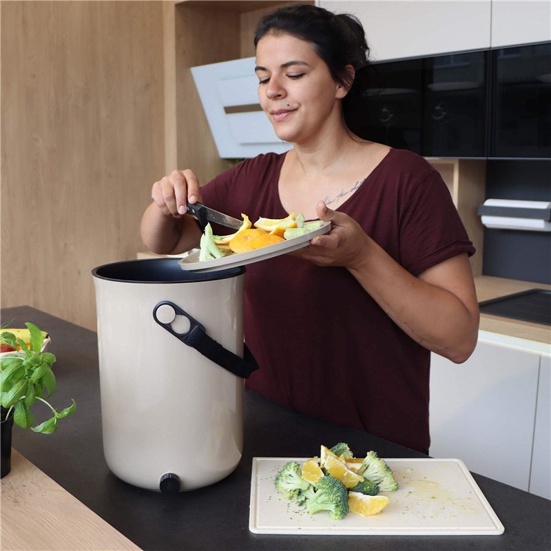 Image secondaire de Skaza Bokashi Organko 2 (9.6 L) | Primé Composteur de Cuisine en Plastique Recyclé | Starter Set pour Les Déchets de Cuisine et
