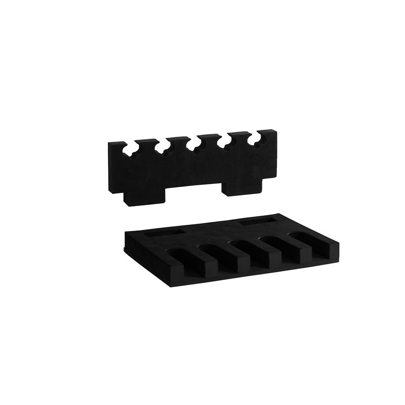 Image secondaire de BURG-WÄCHTER Support d’armes de poing pour coffre-fort, Râtelier d’armes pour 5 armes de poing, Mousse ferme, KWH 5, Noir