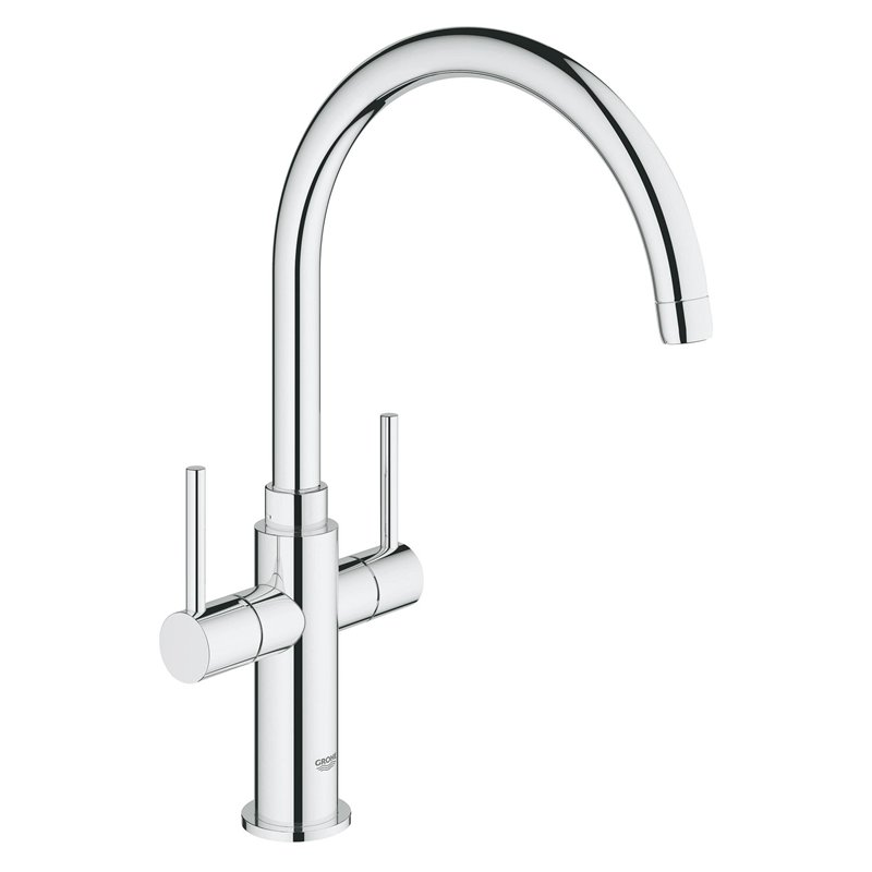 GROHE Mélangeur Évier Ambi Cosmopolitan 30190000 (Import Allemagne) Argent