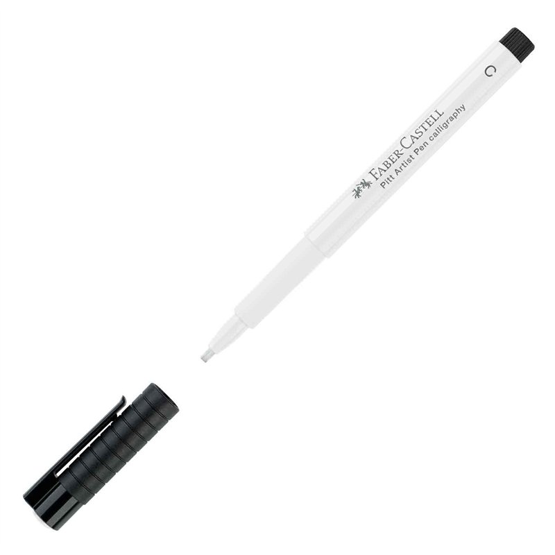 Image secondaire de Faber-Castell 167501 Crayon à encre de Chine Pitt Artist Pen C avec mine 2,5 mm, blanc, multicolore, 1 pièce