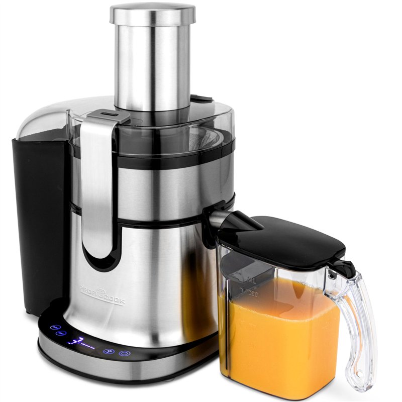 Profi Cook PC-AE 1156 - Centrifugeuse Professionnelle - Bol 1 litre - 5 vitesses - Fonction turbo - Commande tactile - Affichage