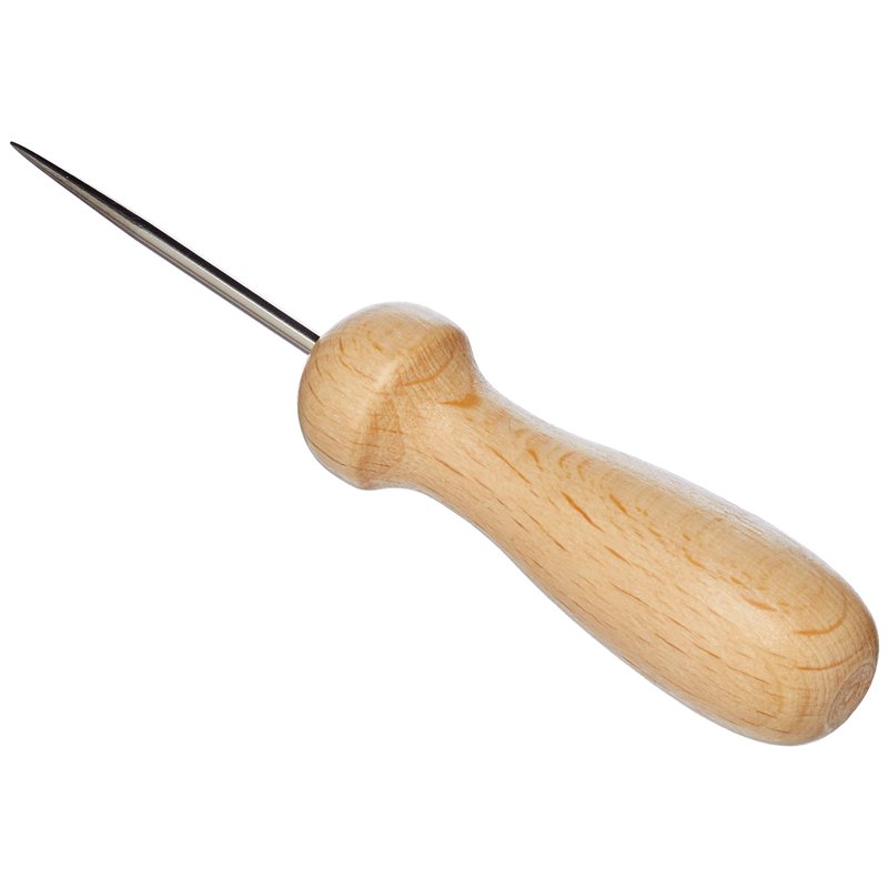 Image secondaire de Rayher aiguille de piquage avec manche en bois naturel aiguille à piquer peint pour réaliser de jolies perforations sur du papie