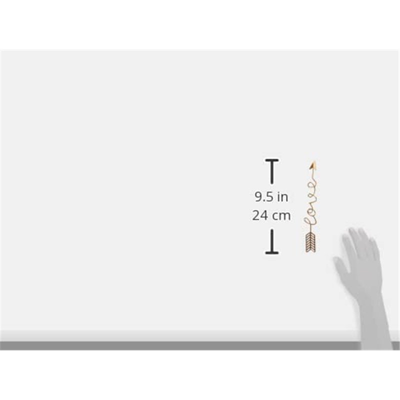 Image secondaire de Rayher 46199616 Déco métallique Ecriture Love, Or, 24x3,2x0,2cm