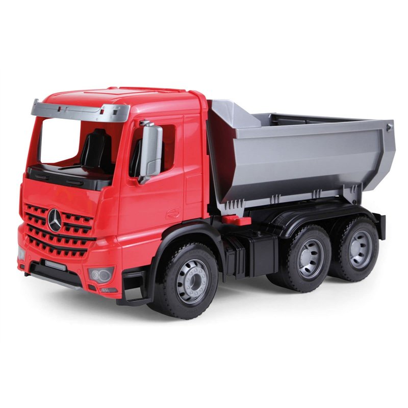Lena 04610 - Worxx Muldenkipper Mercedes Benz Arocs, ca. 45 cm, Véhicule de chantier pour enfants à partir de 3 ans, robuste cam