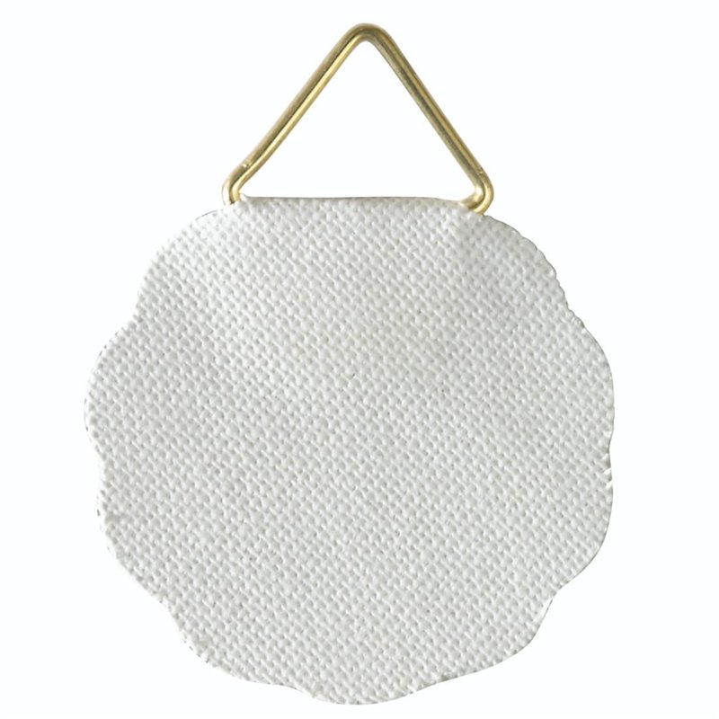 Hama Anneaux autocollants pour cadres photo (en métal, 10 pièces, attaches triangulaires, pour coller sur du bois, plastique ou métal)
