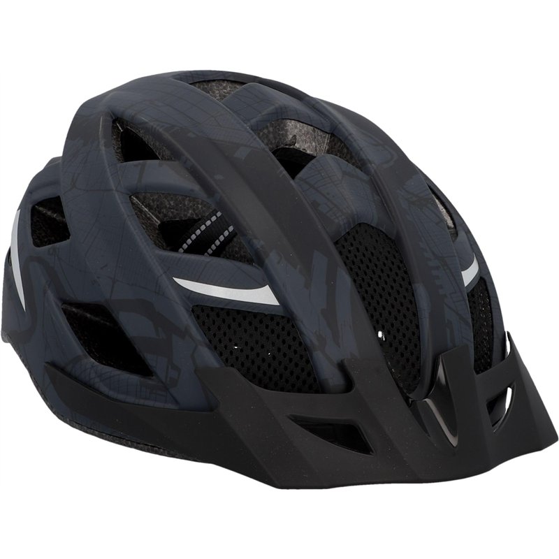Fischer Urban Brooklyn Casque Urbain Unisexe-Adulte, Anthracite Mat, L/XL, 58-61 cm