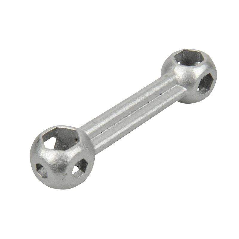 FISCHER 85510 Clé en os, argent, taille unique