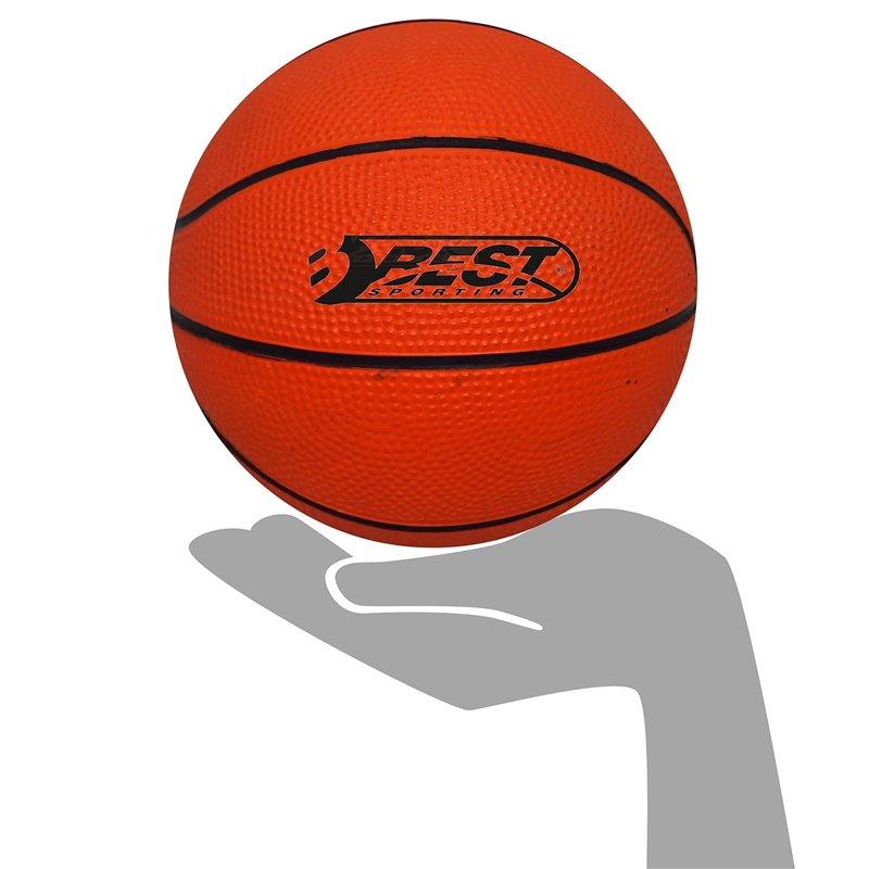 BEST SPORTING Mini Ballon de Basketball Micro Adventure - Taille 1, Orange, 160 g - Qualité Supérieure pour Enfants