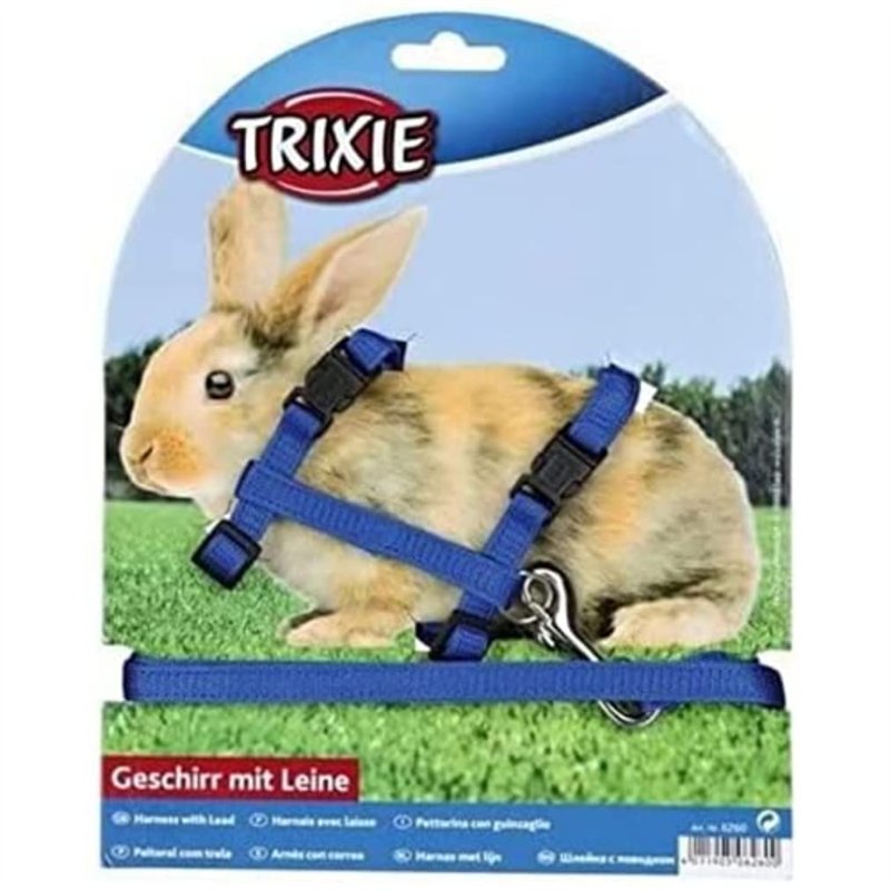 Trixie Harnais Pour Lapins, assortiments de couleurs.