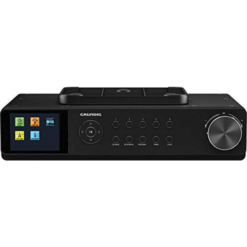 Grundig DKR Dab+ Radio de Cuisine avec Bluetooth et réception Dab+ Dab+, Web. Noir
