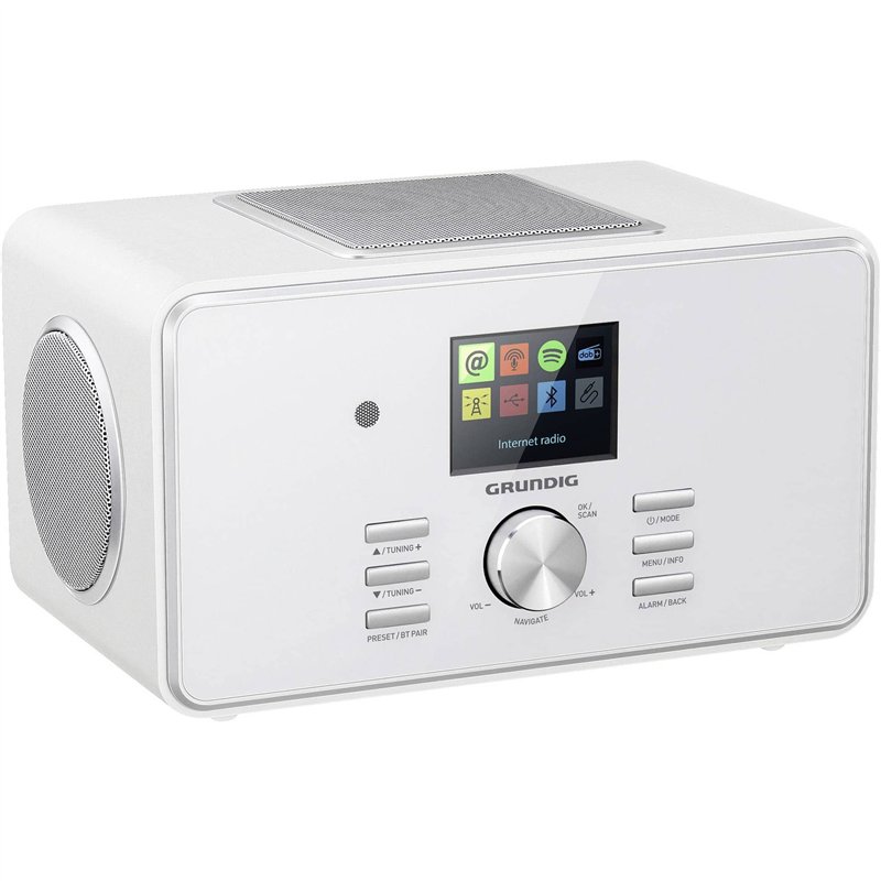 Grundig DTR 6000 X Portable Analogique et numérique Blanc