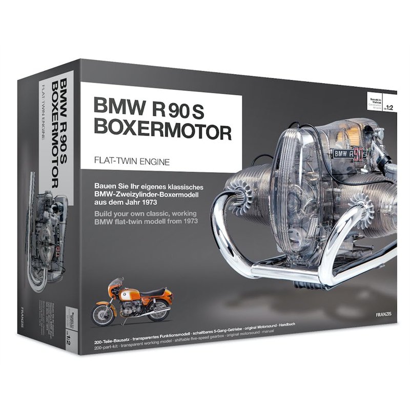 Franzis Verlag Flat-Twin Engine FRANZIS BMW moteur Boxer bicylindre R90S, 67009