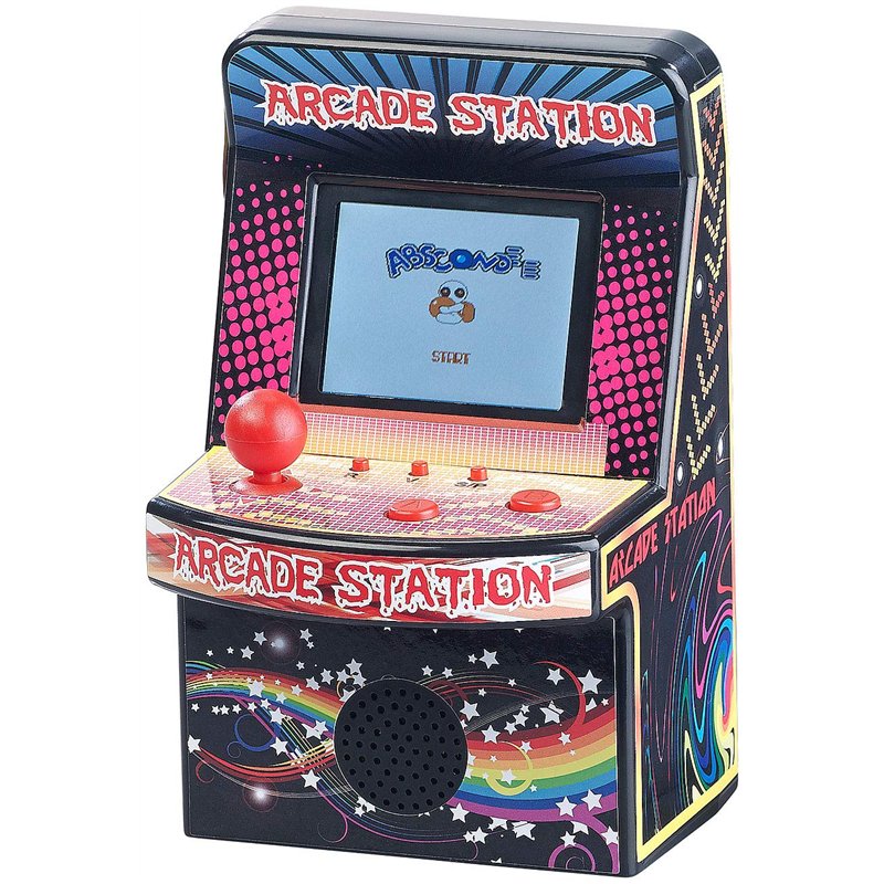 Image secondaire de MGT Mobile Games Technology Mini borne d'arcade 8 Bits avec 200 Jeux et écran LCD Couleur