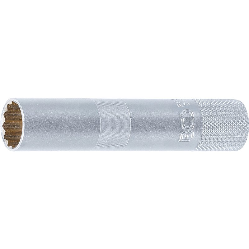 BGS 2446 | Douille de bougie à aimant douze pans, longue | 10 mm (3/8