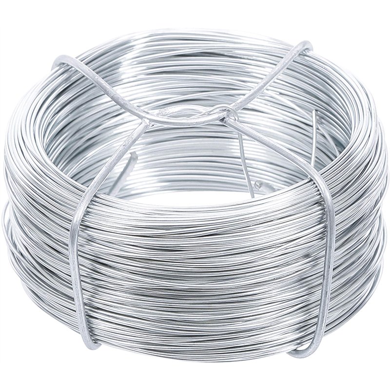 BGS Diy 9120 - Fil de fer zingué - Multicolore, 50 m x 0.7 mm, Taille Unique