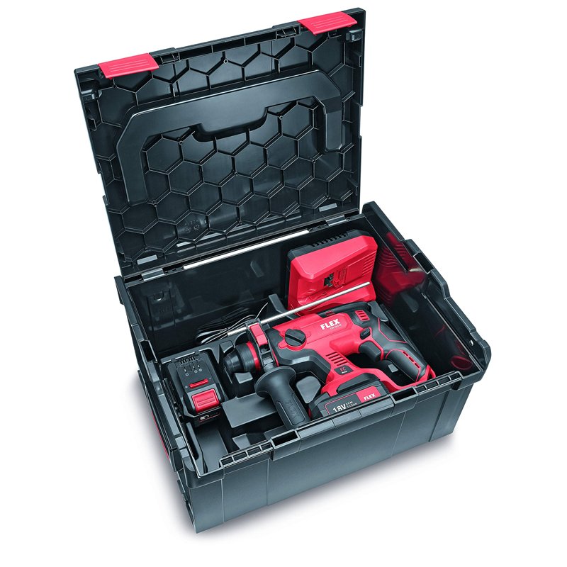 Image secondaire de Perforateur burineur CHE 18.0-EC Set 5,0 Kit power FLEX en L-Boxx - 461768