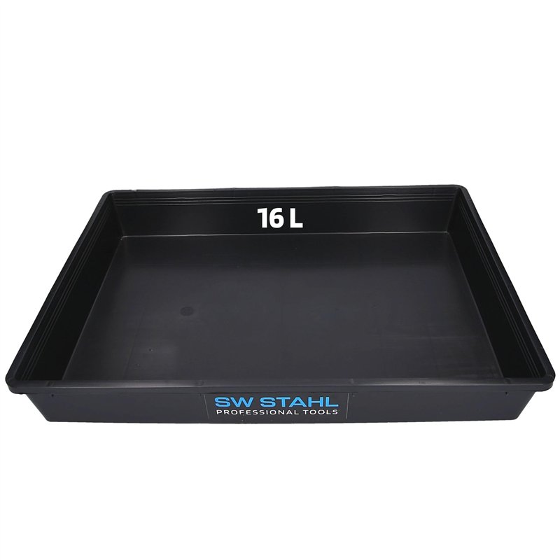 SW-Stahl 07376L Bac collecteur universel en plastique 56 x 43 x 8,5 cm Capacité 16 l Fabriqué en Allemagne