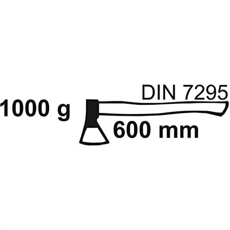 Image secondaire de Connex COX855800 Manche de hache 800 mm 1400 g - 1600 g