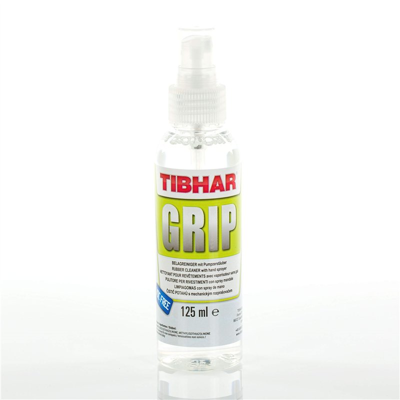 Image secondaire de Tibhar Kit de nettoyage pour tennis de table | Nettoyant pour revêtement Grip avec éponge combinée | Kit d'entretien de revêteme
