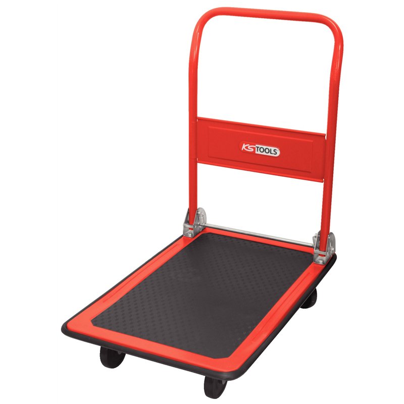KS Tools - 800.0015 - Chariot à plateforme - L.740 x l.480 x H.810 mm - Chariot pliable - 150kg