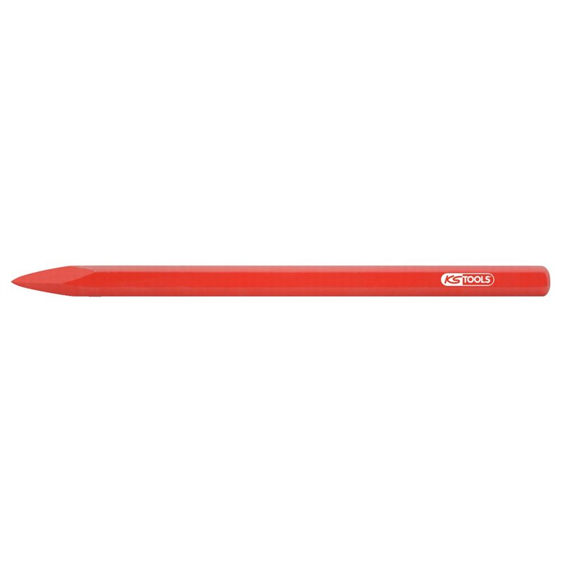 KS Tools 156.1521 Burin pointu 8 pans 200 mm