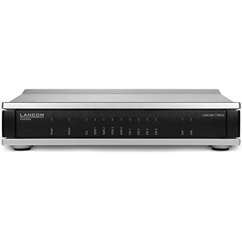 Lancom Systems 1784VA Routeur connecté Gigabit Ethernet Noir, Argent