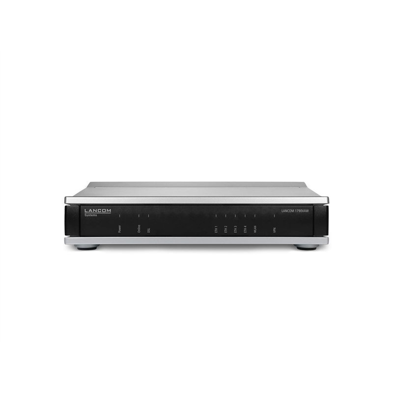 Lancom Systems 62111 routeur sans Fil Gigabit Ethernet Bi-Bande (2,4 GHz / 5 GHz) Noir, Gris