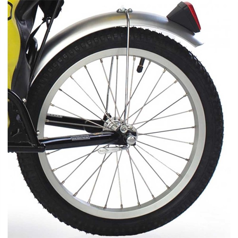 Croozer Bob Yak Draisienne Adulte Unisexe, argenté, Taille Unique