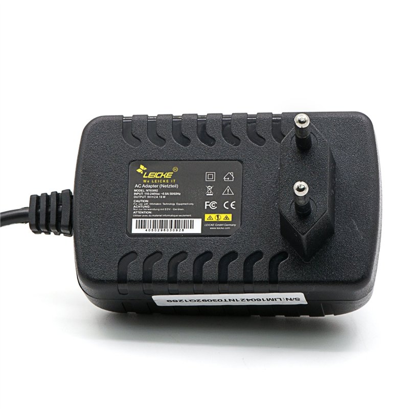 Image secondaire de LEICKE ULL Bloc d'alimentation 9V 2A 18W | pour systèmes Arduino, UNO R3 REV 3, Mega 2560 R3, Elegoo UNO R3, IEIK UNO R3 Mobile