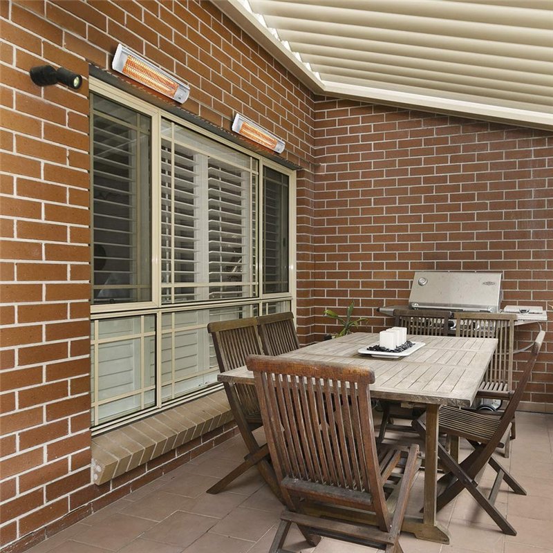 Image secondaire de TROTEC Radiant Infrarouge électrique IR 1200 S Chauffage de terrasse - 1200W, Rayonnant, Blanc