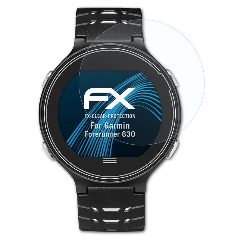 atFoliX Film Protection d'écran compatible avec Garmin Forerunner 630 Protecteur d'écran, ultra-clair FX Écran protecteur (3X)