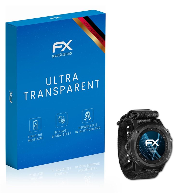 atFoliX Film Protection d'écran compatible avec Garmin Tactix Bravo Protecteur d'écran, ultra-clair FX Écran protecteur (3X)