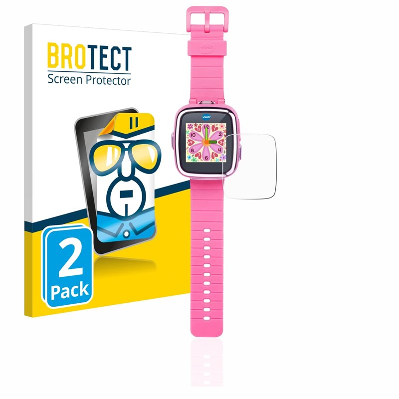 brotect Protection Ecran pour Vtech Kidizoom Smart Watch DX (2 Pièces) - Film Protection Ultra Clair