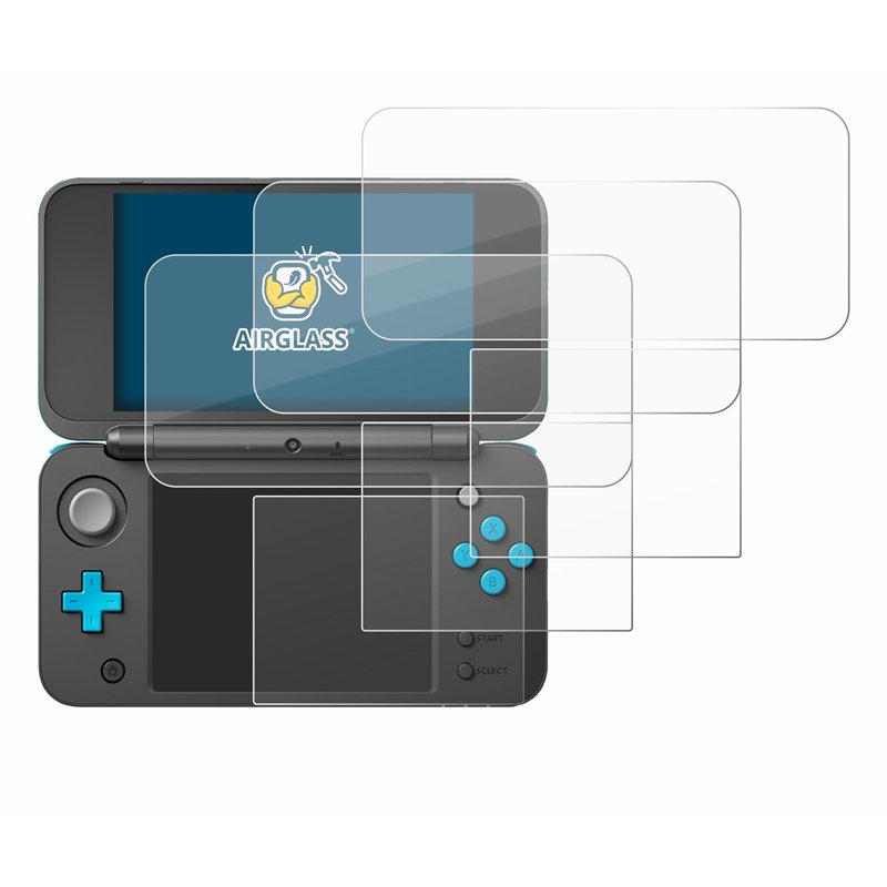 Image secondaire de brotect Protection Écran Verre pour New Nintendo 2DS XL (3 Pièces) Film Protecteur Vitre 9H [Anti-Rayures, Transparent]