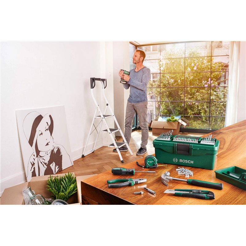 Image secondaire de Bosch Accessories 73 Pièces Coffret de Démarrage (Bois, Pierre et Métal, Bricolage, Accessoire d'Outils de Visage et Perçage)