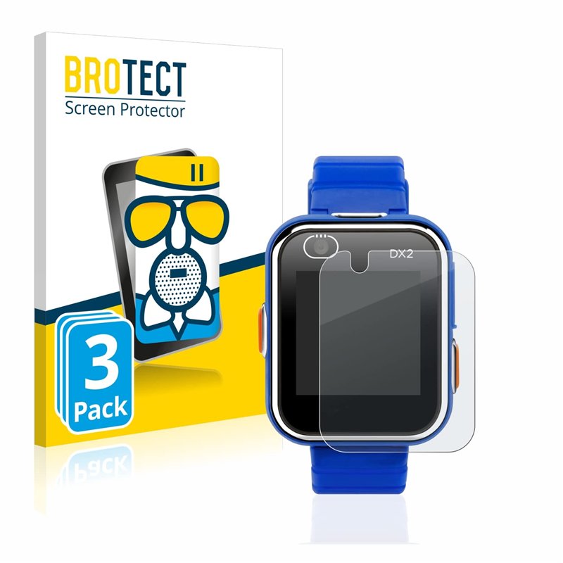 brotect Anti-Reflet Protection d'Écran Verre Mat pour Vtech Kidizoom Smart Watch DX2 (3 Pièces) - Film Protecteur Vitre 9H