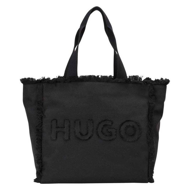 HUGO Becky Tote CA, Sac à main Femme, Black, One Size