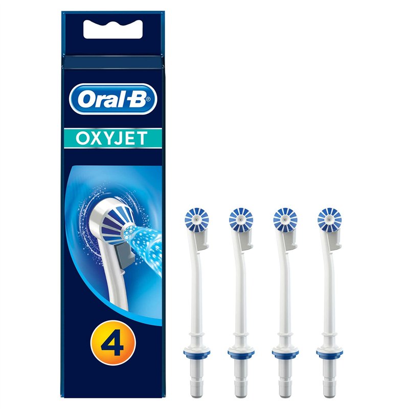 Image secondaire de Oral-B Oxyjet, Pack De 4 Canules Pour Jet Dentaire Hydropulseur, Technologie Micro-Bulles D'Air, Nettoie En Profondeur, Pour Gen