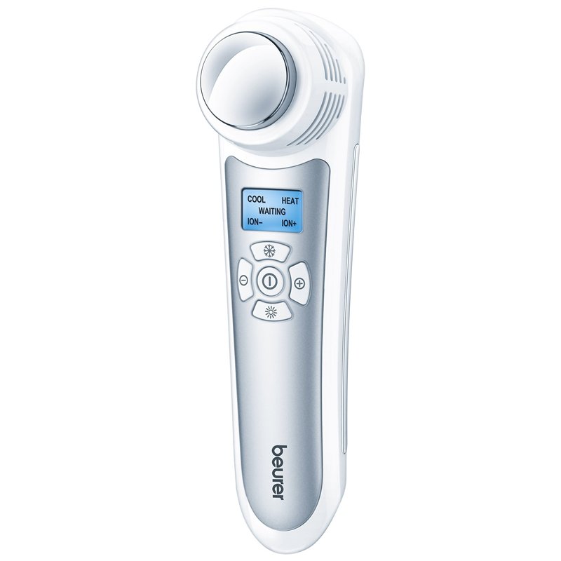 Beurer FC 90 Pureo Ionic Soin du Visage Anti-âge - Brosse Cosmétique - Solution en 4 étapes - Diffusion de Chaleur et de Froid -