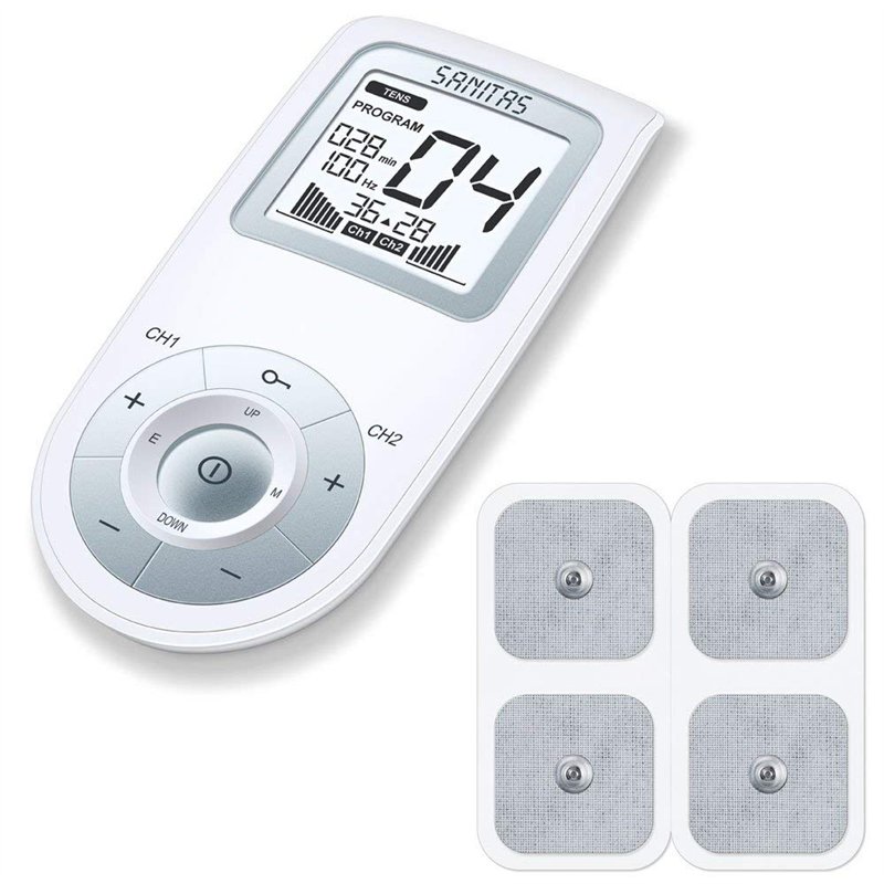 Beurer Sanitas SEM 43 appareil d'électrostimulation numérique EMS/TENS pour le soulagement de la douleur, la stimulation muscula