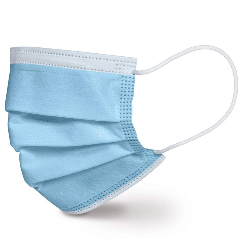 Beurer MM 15 Masque chirurgical type IIR, fabriqué dans l'UE, protection à 3 couches, protège votre entourage contre les gouttel