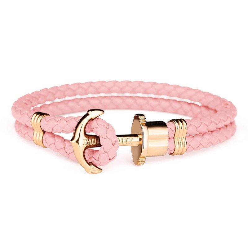 Paul Hewitt Bracelet unisexe PH-PH-L-G-A Cuir, Estándar, Sans matériau, Pas de gemme