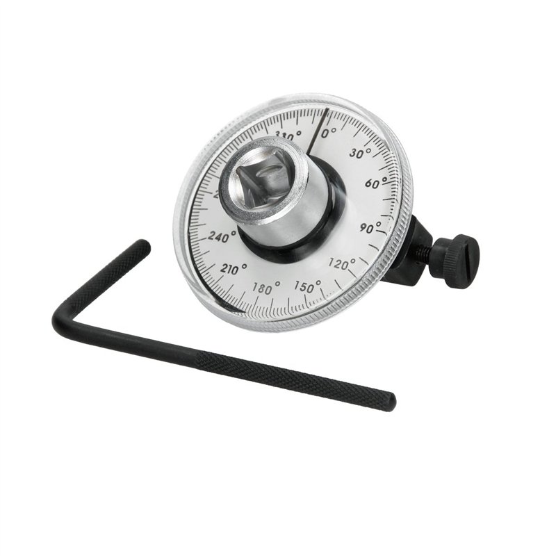ECD Germany Rapporteur d'angle de Rotation de Voiture, Instrument de Mesure d'angle 360°, Goniomètre 1/2