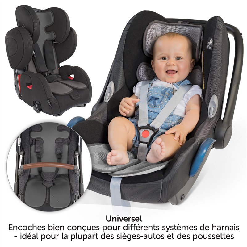 Image secondaire de Zamboo Assise Universelle Poussette Été, Également Coussin Siege Auto et Cosy Respirant, Réduit Transpiration, Rafraîchit Bébé,