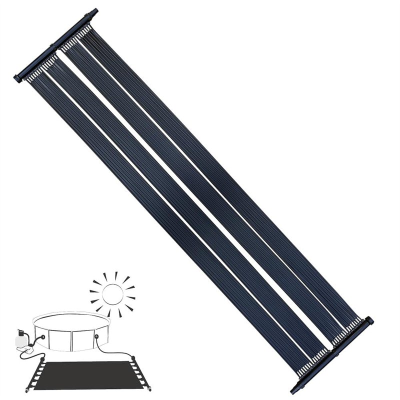305 x 80 cm Chauffage Solaire Piscine Chauffage Solaire Panneau Solaire chaleur Bâche pour piscine