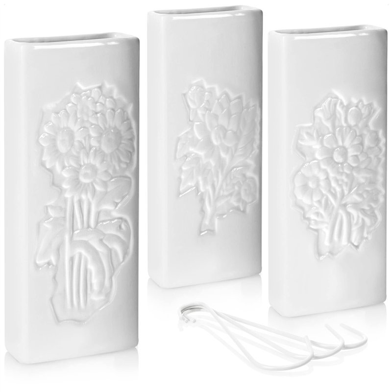 COM-FOUR® 3x humidificateur d'air en céramique - évaporateur de radiateur pour humidifier l'air ambiant - évaporateur d'eau - év