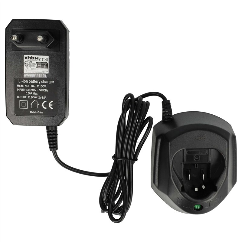 vhbw Chargeur Compatible avec Bosch GDR10.8-LI, GDR 10.8 V-LI, GLI10.8V-LI, GLI 10.8 V-LI, GMF 10.8 V-LI Batteries d'outils - Ty