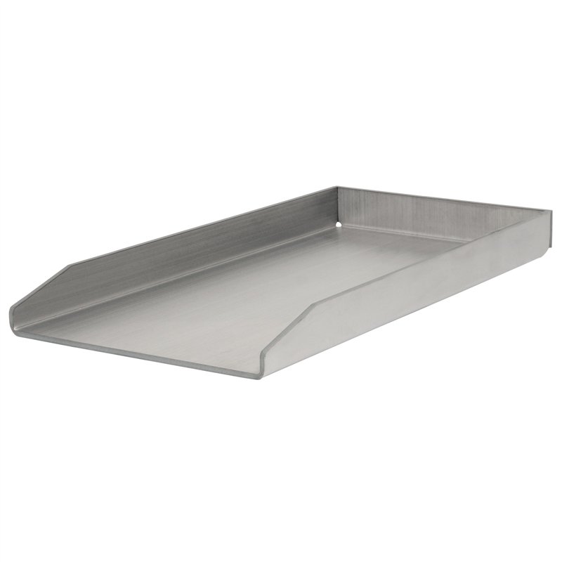 BBQ-TORO plaque en acier inoxydable, Plancha BBQ, rectangulaire, 26 x 43,4 cm, universelle et solide, grille-pain, grille-pain,