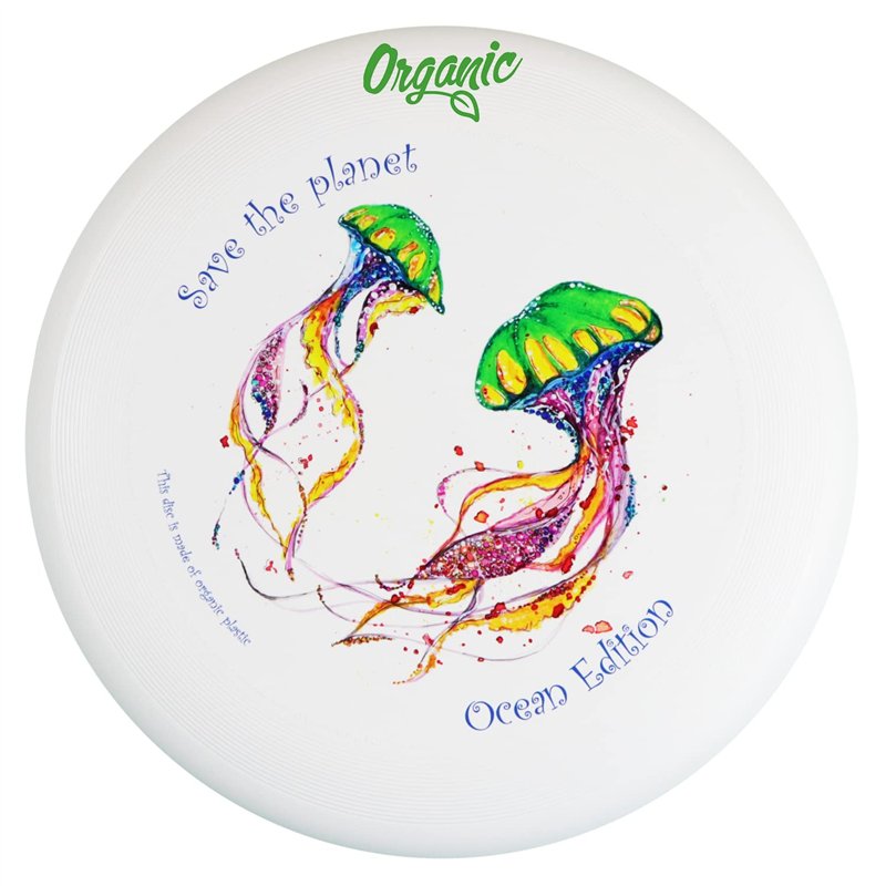 eurodisc Ocean Profi Ultimate Frisbee Disque frisbee professionnel 175 g – Plus de 100 m de trajectoire stable – En matières premières renouvelables